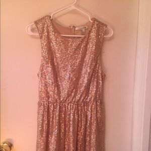 Size medium rose gold dress